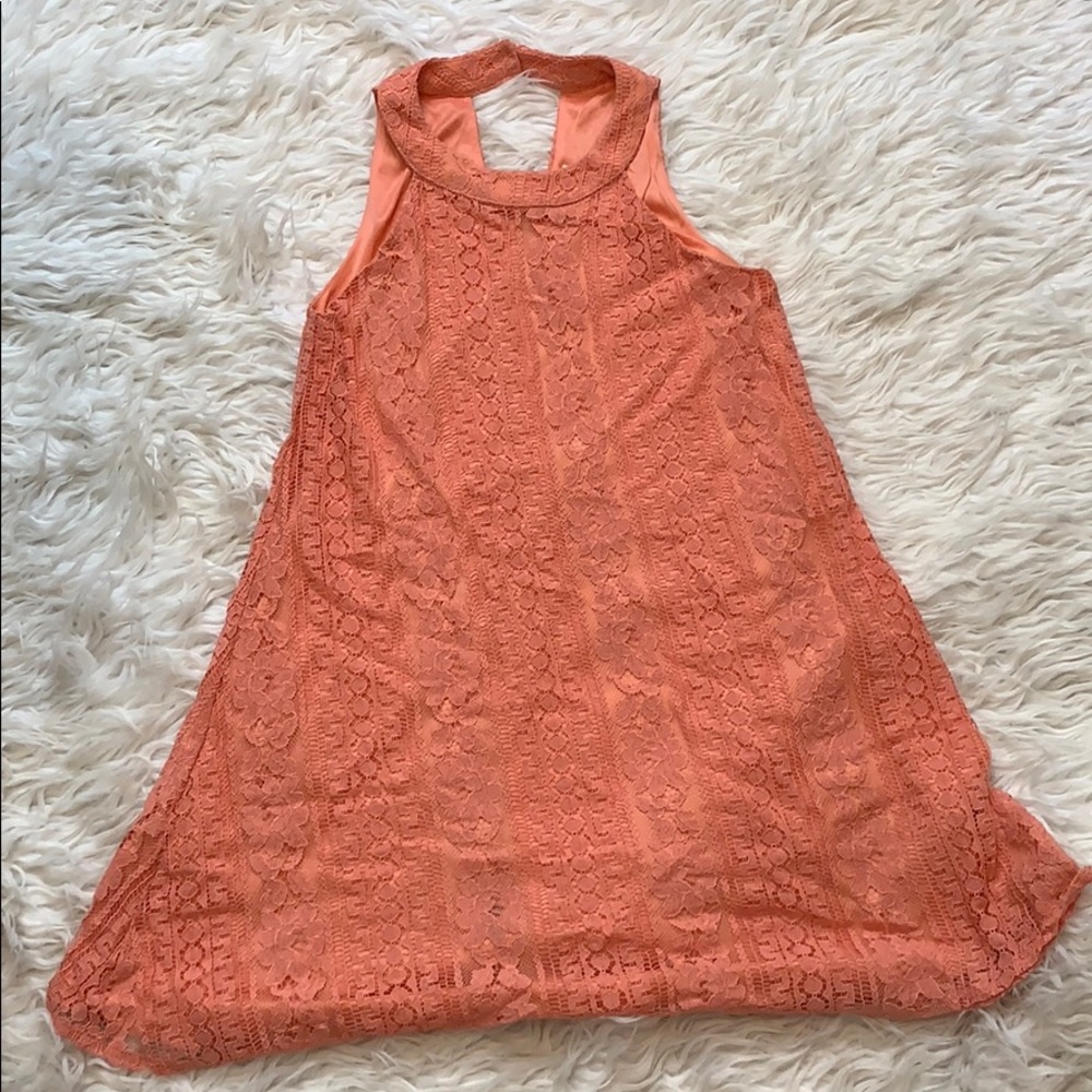 Orange Flowy dress